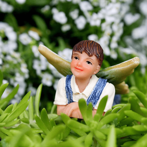 Fairy Garden Flower Stump Set 3